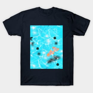 Swimming Koi Fish on Clean River T-Shirt